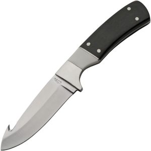 CN211629BK.jpg Rite Edge Fixed Blade Guthook - 7 inches Black Pakkawood