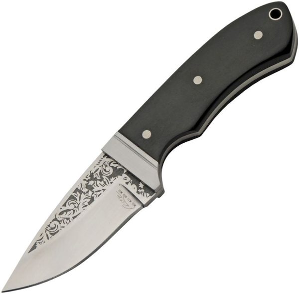 Rite Edge Bobcat Skinner Black - 3 inch Satin Blade