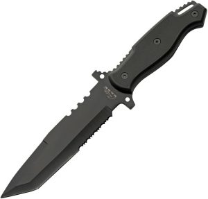 CN211631.jpg Rite Edge Ranger Tanto - 7 inch Black Serrated Blade