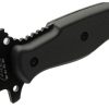 Rite Edge Ranger Tanto - 7 inch Black Serrated Blade