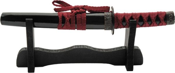 Rite Edge Tanto Letter Opener - Red Cord Handle