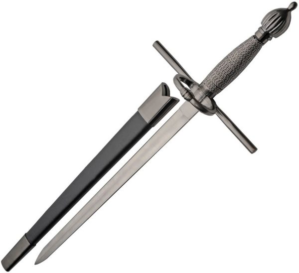 CN211644.jpg China Made Rapier Dagger 14.5" Polished Stainless Fixed Blade