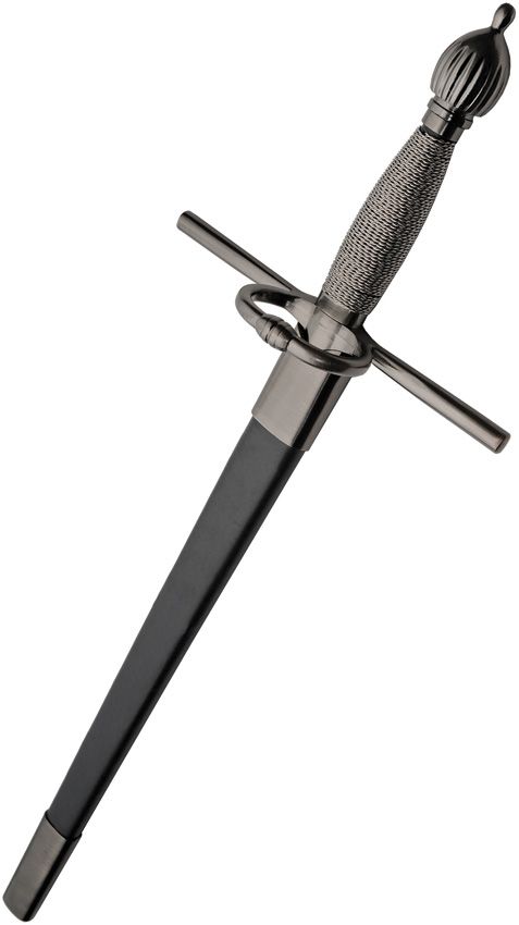 CN211644_add_01.jpg China Made Rapier Dagger 14.5" Polished Stainless Fixed Blade