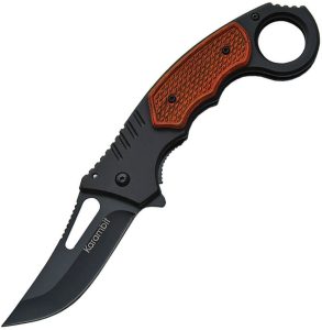 Rite Edge Karambit Linerlock A/O - Wood Handle