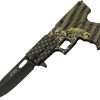 CN300227CM.jpg Rite Edge Gun Linerlock A/O Soldier - Green ABS