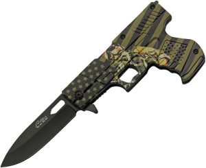 CN300227CM.jpg Rite Edge Gun Linerlock A/O Soldier - Green ABS