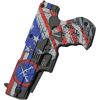 Rite Edge Gun Linerlock A/O Skull Flag - Black Stainless