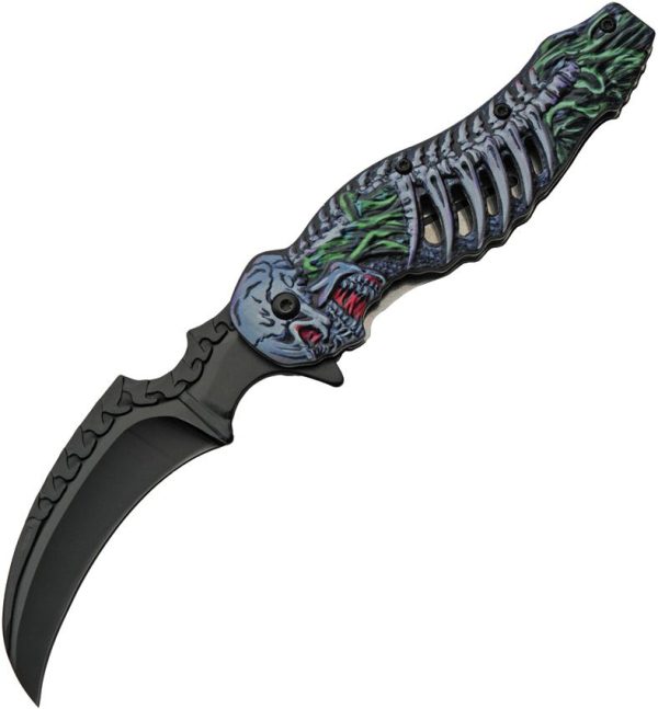 Rite Edge Skull Talon Assisted Opening - Blue