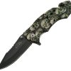 Rite Edge Skull Eyes Linerlock Assisted Opening