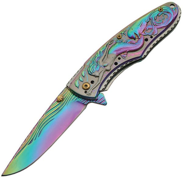 CN300399RB.jpg Rite Edge Mermaid Linerlock Spectrum Assisted