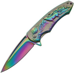 CN300403RB.jpg Rite Edge Wolf Framelock Rainbow Assisted