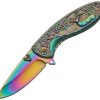 Rite Edge Deer Linerlock Spectrum Titanium Assisted Knife