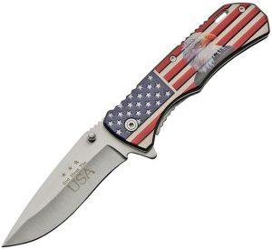 CN300464EG.jpg China Made Eagle Linerlock A/O Drop Point Assisted Knife