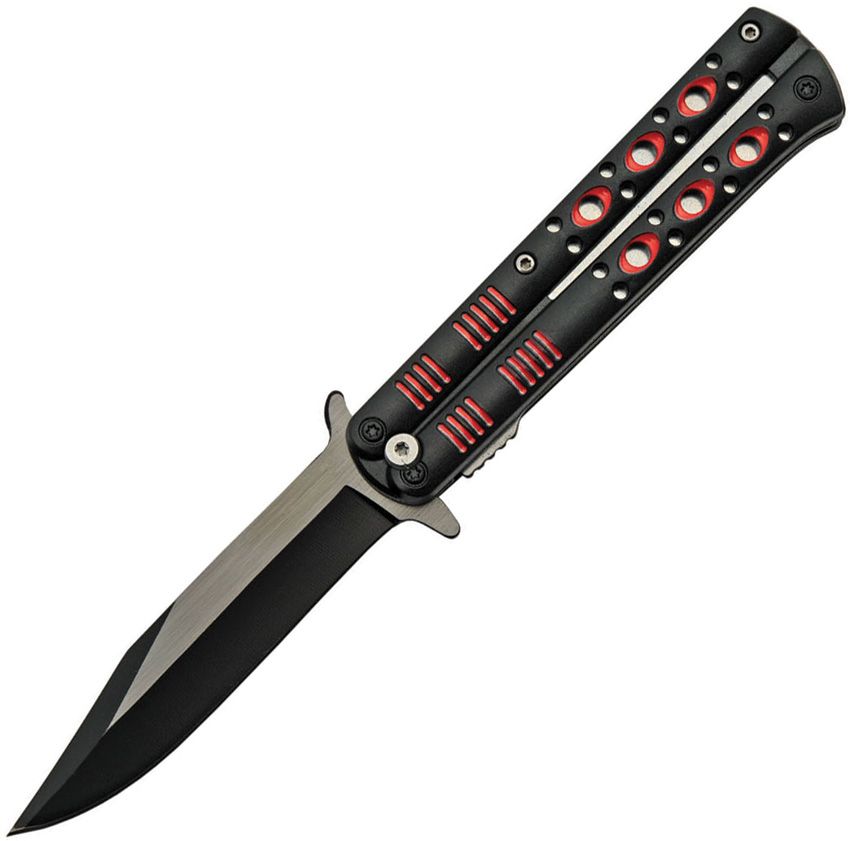China Made Fly Linerlock Assisted Opening Folding Knife 4in Red