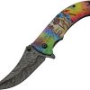 Rite Edge Spirited Queen Linerlock - Stonewash Blade