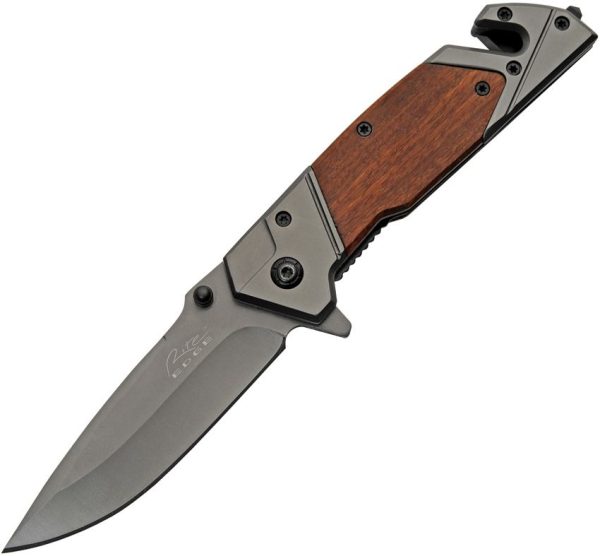 Rite Edge Rescue Linerlock - Gray Titanium Blade