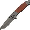 Rite Edge Sleek Linerlock - Gray Titanium Blade