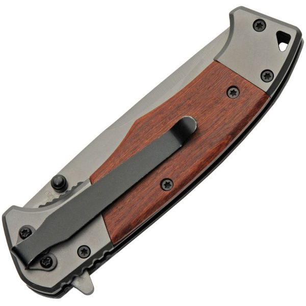 Rite Edge Sleek Linerlock - Gray Titanium Blade
