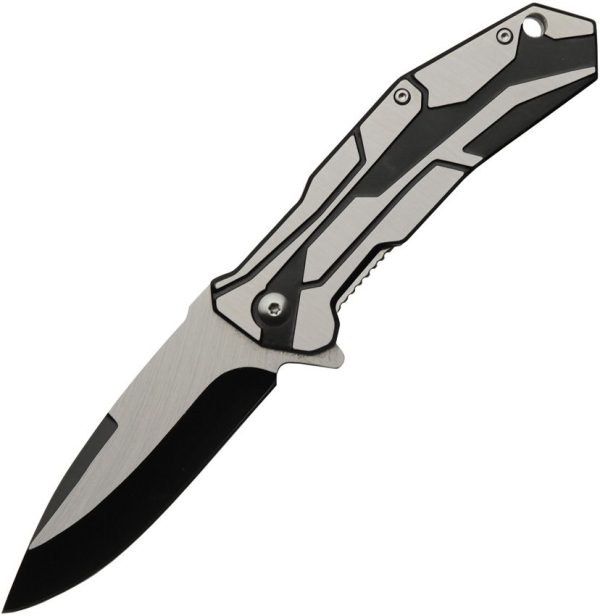 CN300541BK.jpg Rite Edge Black Raider Linerlock - Two-Tone Finish