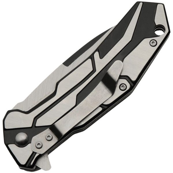 CN300541BK_add_01.jpg Rite Edge Black Raider Linerlock - Two-Tone Finish