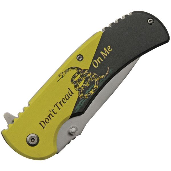 Rite Edge Don't Tread Linerlock - Yellow and Black