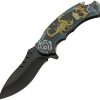 Rite Edge Scorpion Warrior Linerlock - Black Blade