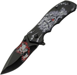 CN300548WH.jpg Rite Edge Linerlock White Wolf Folding Knife