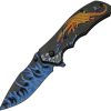 CN300549GD.jpg Rite Edge Dragon Flame Linerlock A/O Gold