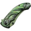 Rite Edge Dragon Scale Linerlock A/O Green