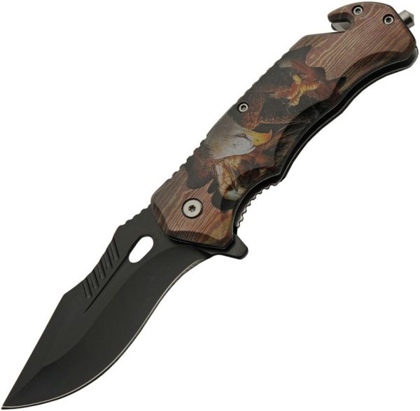 CN300556EG.jpg Rite Edge Wildlife Eagle Linerlock A/O