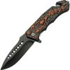 Rite Edge Scorpion Linerlock A/O Assisted Orange