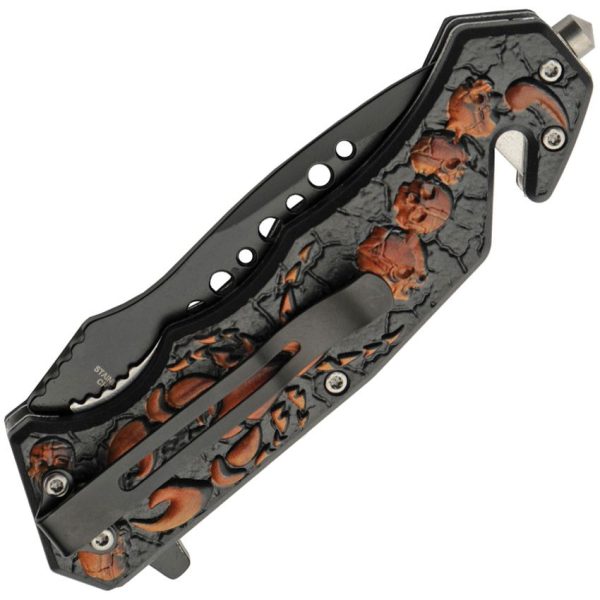 Rite Edge Scorpion Linerlock A/O Assisted Orange