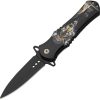 CN300570WF.jpg China Made Wildlife Linerlock A/O Wolf Assisted Opener