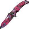 CN300577PK.jpg China Made Skull Linerlock A/O Pink 3D Printed Design