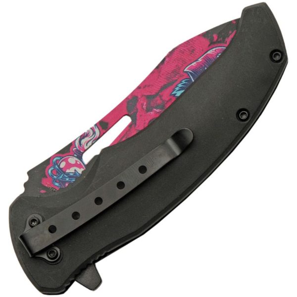CN300577PK_add_01.jpg China Made Skull Linerlock A/O Pink 3D Printed Design