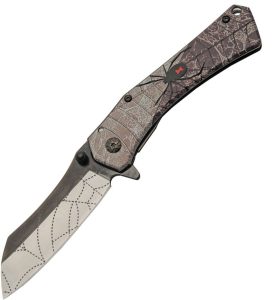 China Made Widow's Web Framelock Stainless Blade
