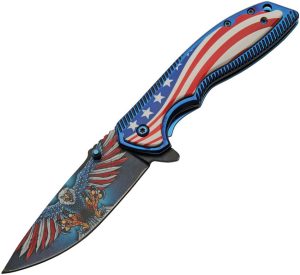CN300583.jpg China Made Freedom Eagle Linerlock A/O Blue