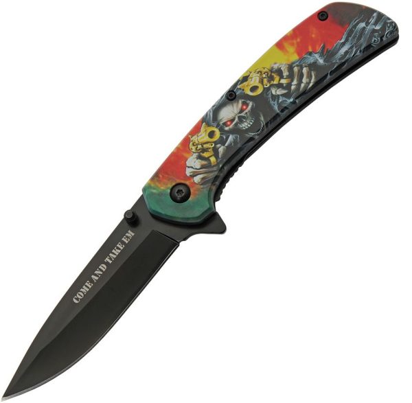 Rite Edge Reaper Linerlock A/O Red - Assisted Opening