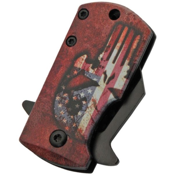 Rite Edge Money Clip Framelock Skull - Compact Framelock