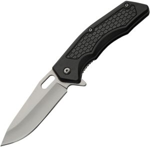CN300595.jpg Rite Edge Dark Hive Linerlock - Black Textured ABS