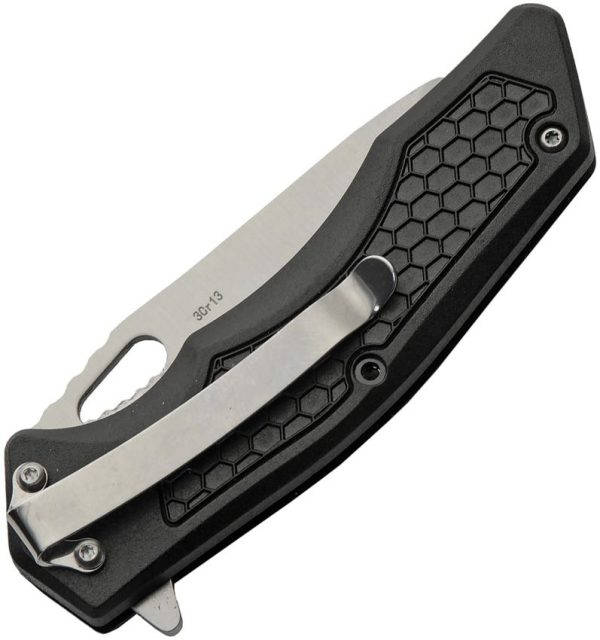 CN300595_add_01.jpg Rite Edge Dark Hive Linerlock - Black Textured ABS