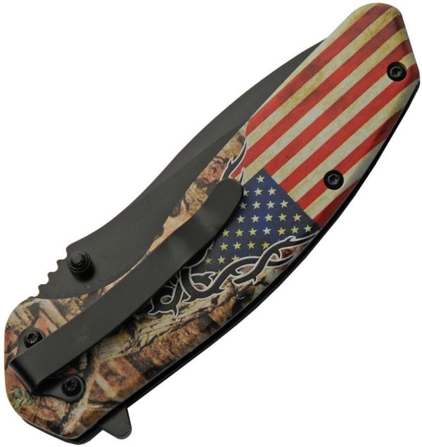 Rite Edge USA Forest Linerlock - Assisted Camo