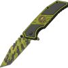 Rite Edge Army Camo Linerlock - Assisted Tanto
