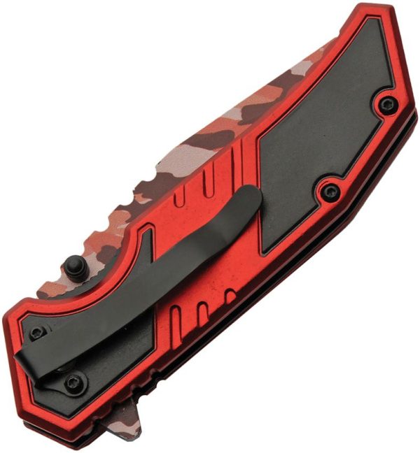 Rite Edge Fire Fighter Camo Linerlock - Tanto