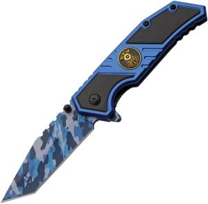 CN300598PO.jpg Rite Edge Police Camo Linerlock - Assisted Opening