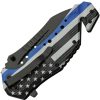 Rite Edge Police Flag Linerlock - 4 inch Blade