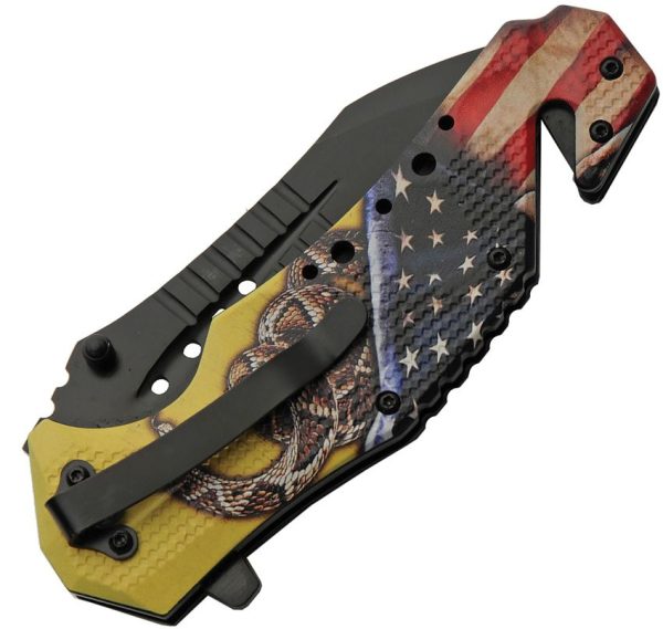 Rite Edge Don't Tread Linerlock - Assisted Opening