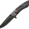 CN300605RD.jpg Rite Edge Dark Moon Linerlock Assisted Opening Red