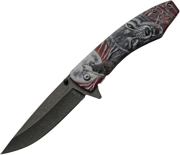 CN300605RD.jpg Rite Edge Dark Moon Linerlock Assisted Opening Red