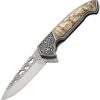 CN300606DE.jpg China Made Framelock Deer 420 Stainless Folding Knife